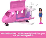 Mini BarbieLand Sady panenky Barbie a autíčka, 1,5" panenka a ikonické autíčko s překvapením měnící barvu, HYF40
