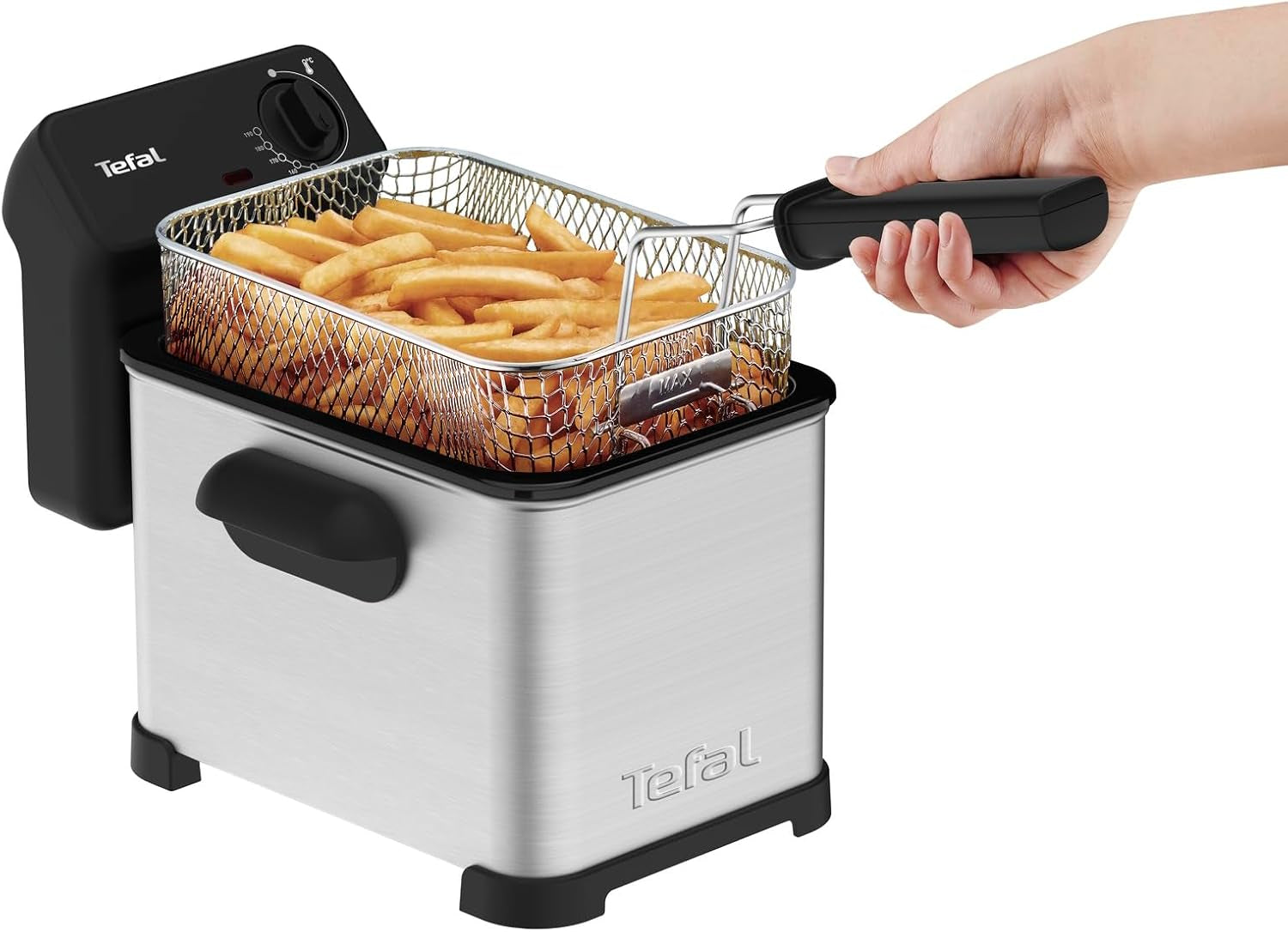 Tefal Family Pro Access 4.0L, 3000 Watt, poloprofesionální, s olejem, vyjímatelná olejová nádrž, technologie chladicí zóny Spotřebiče Naty Shop