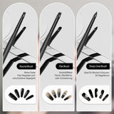 Nagel Pinsel 8 Stück Pinsel Für Gelnägel, Nageldesign Gel Pinsel Dotting Painting Line Pen Für Nagelack Gel Acryl Nagel Pinsel Nailart Kit Acryl Pinsel Finener Nägel Selber Machen