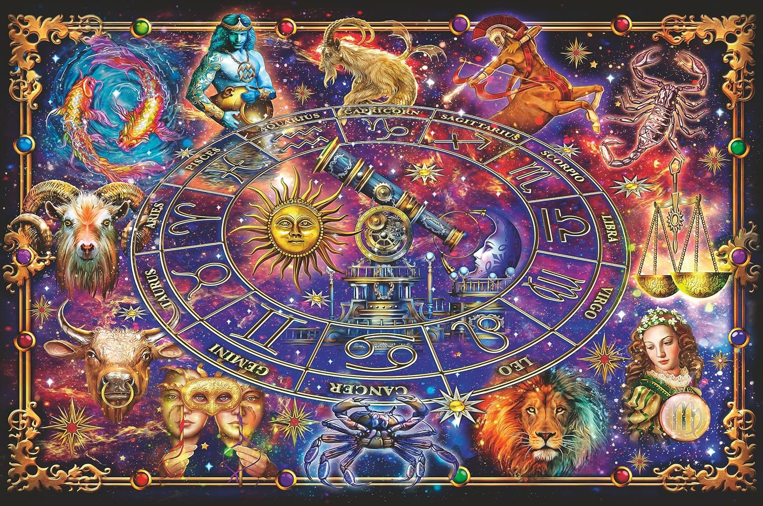 Ravensburger Puzzle 16718 - Zodiac Signs - 3000dílné puzzle pro dospělé a děti od 14 let Puzzle Naty Shop Výchozí název