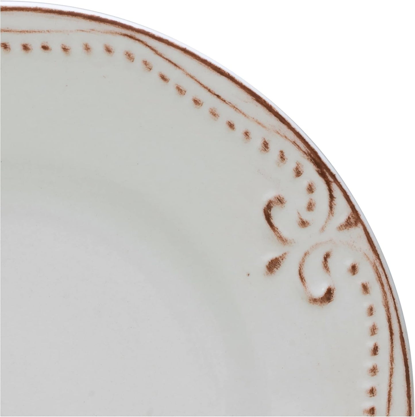 CreaTable, 23601, Romantic Vintage Series, 16dílná sada nádobí pro 4, Porcelánová kombinovaná služba, Vhodné do myčky a mikrovlnné trouby, Kvalitní výroba