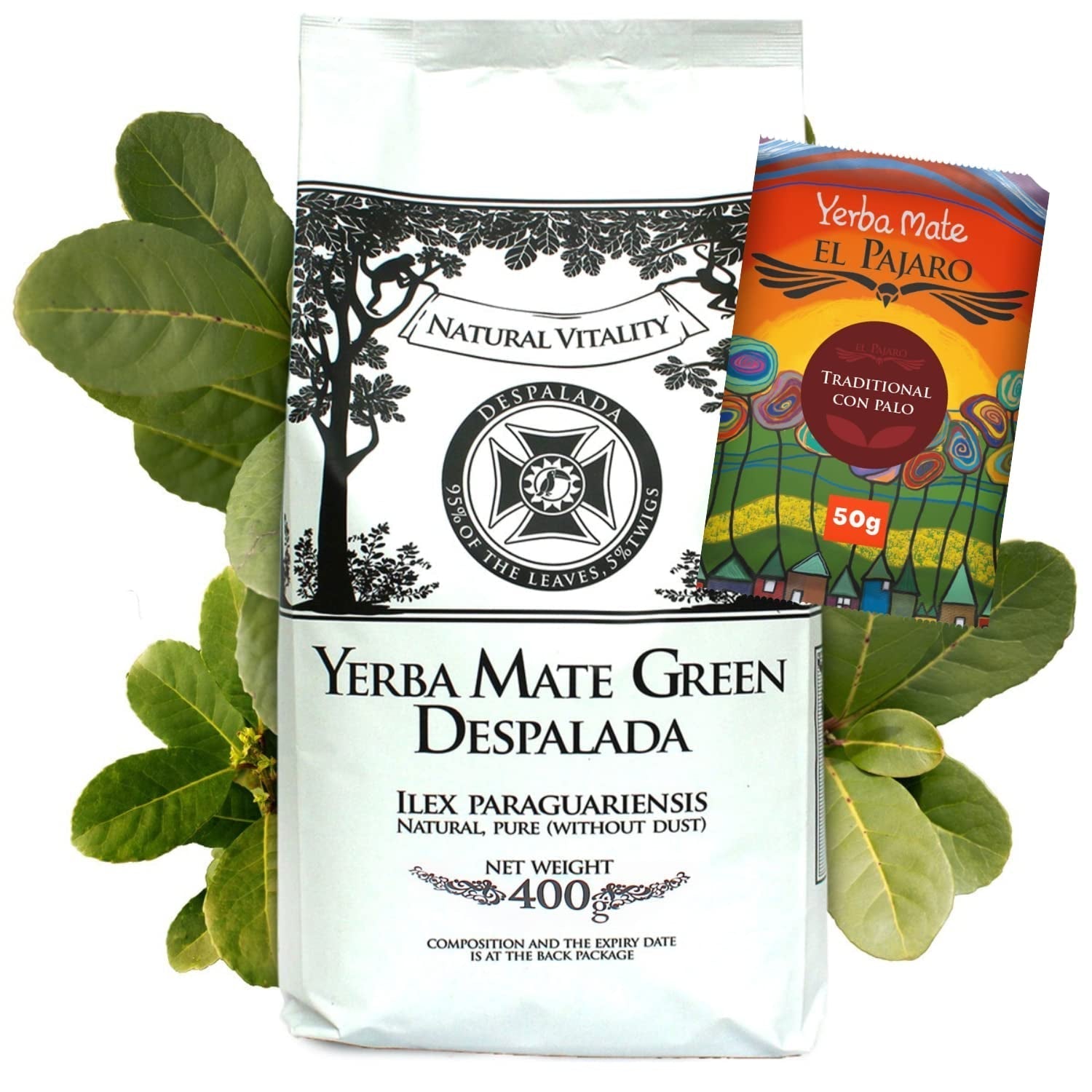 Yerba Brazil Despalada 1 kg ● Na vzduchu sušený čaj maté z listů maté ● Přírodní paraguayské maté 50 g ● Přírodní aroma čaje maté ● Čaj Yerba maté bez přísad ● Čaj maté ve velkém