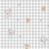 Ještě ne Přikrývka 100% bavlna, vzor Tom Jerry Vichy, pro postele široké 90 cm (90 X 200 cm) Přikrývky a přikrývky Naty Shop