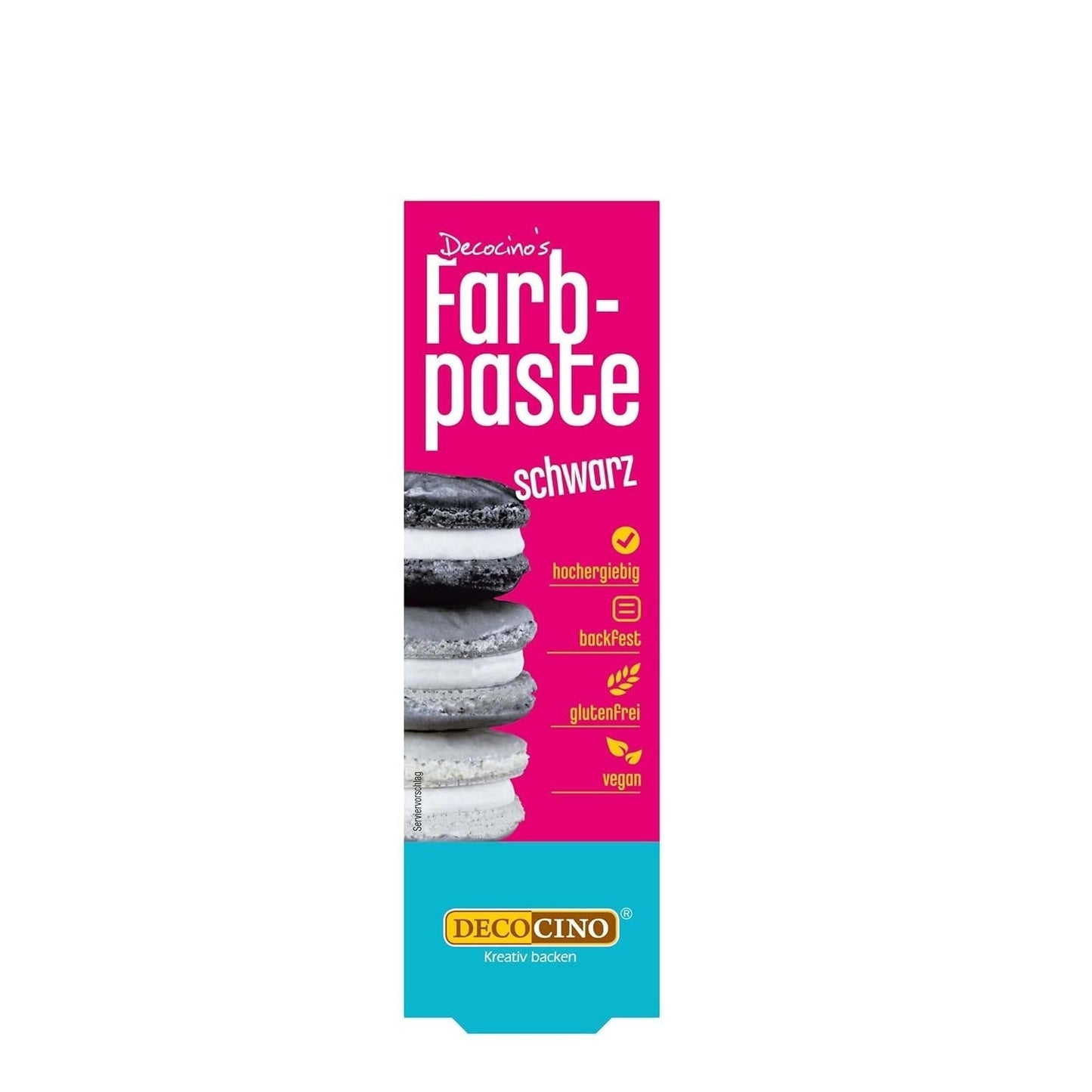 DECOCINO růžová barvicí pasta - 20 g - Potravinářské barvivo, ideální pro barvení dortů, fondánu a krémů - Bez azo mastných kyselin a lepku