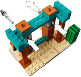 Sada videoher LEGO Minecraft The Illager Desert Patrol pro děti, minihračka Outpost a tři minifigurky včetně plundráře, sluhy a kaktusového rytíře 21267 stavebnic Besuche den LEGO-Store