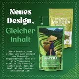Naturalebio BIO Zelený čaj prášek 100g. Na vaření a pečení. Originální japonská matcha. Zelený čaj z Japonska, veganský, bezlepkový a bez GMO. Přírodní organický produkt.