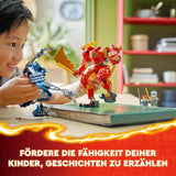 LEGO NINJAGO Akční figurka Kaiova figurka pro děti s nastavitelnou červenou figurkou Mech Ninja Set 4 figurky včetně Kaie a Zane Dárek pro 7leté chlapce a dívky 71808 Stavebnice Beuche den LEGO-Store