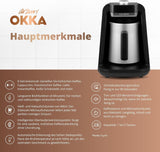 TURECKÝ KÁVOVAR Arzum OKKA RICH SPIN PRO (chrom)