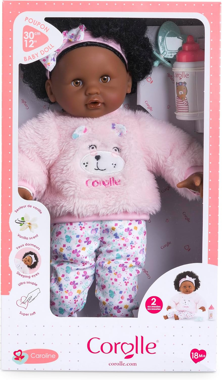Corolle - Moje první panenka, Baby Calin Caroline, 30 cm, od 18 měsíců, 9000100820