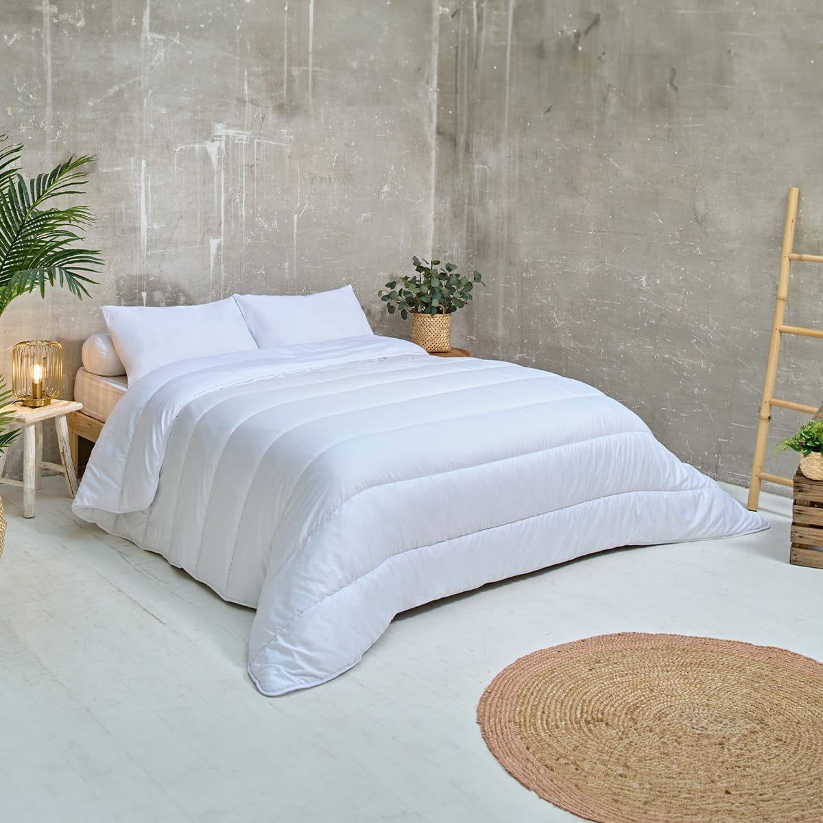 Bleu Câlin COUETTE MIKROVLÁKNO KMF 45S, 240X260Cm, Polyester, Přikrývka, Deka, Bílá, Zimní Přikrývky a přikrývky Naty Shop 220 X 240 Cm