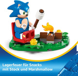 LEGO Sonic the Hedgehog Sonics Showdown at the Campfire Hra Hračka pro děti a fanoušky videoher Stavebnice pro chlapce a dívky 7letá dobrodružná sada Sběratelské 77001 stavebnice Beuche den LEGO-Store