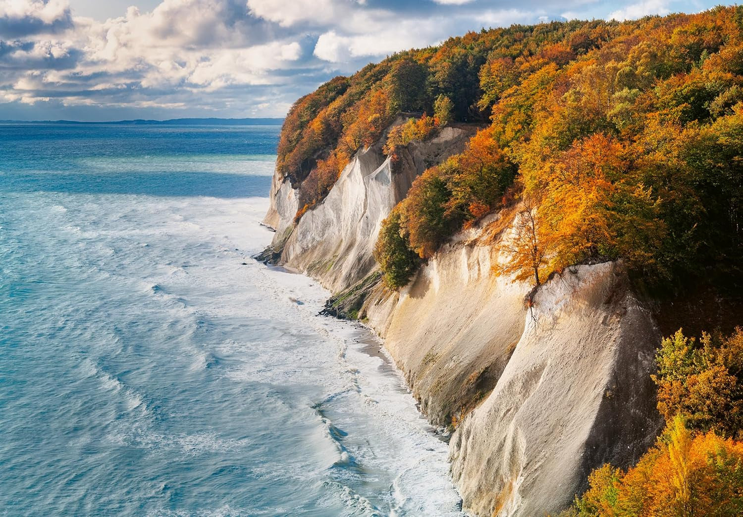 Ravensburger Puzzle 12001479 - Kreidefelsen Auf Rügen - 300dílné puzzle Německo Kolekce pro dospělé ve věku 14+ Puzzle Naty Shop