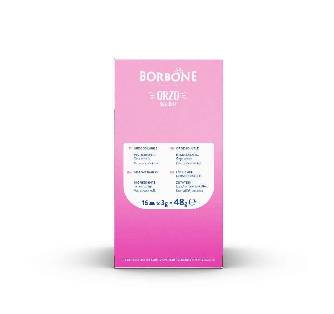 Caffè Borbone Malzkaffee - 96 Kapseln (6 Packungen mit 16 Stück) - Kompatibilní s Lavazza A Modo Mio Haushalts-Espressomaschinen