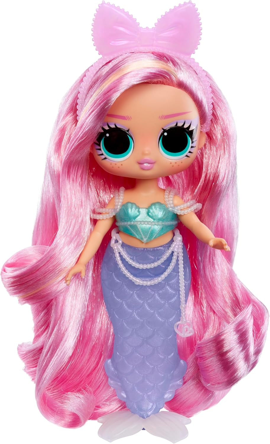 L.O.L. Překvapení! Tweens - Lola Waves Mermaid - módní panenka s ocasem měnícím barvu, pohyblivou ploutví a krásnými doplňky - hračka pro děti a sběratele od 4 let Naty Shop Lola Waves Dolls