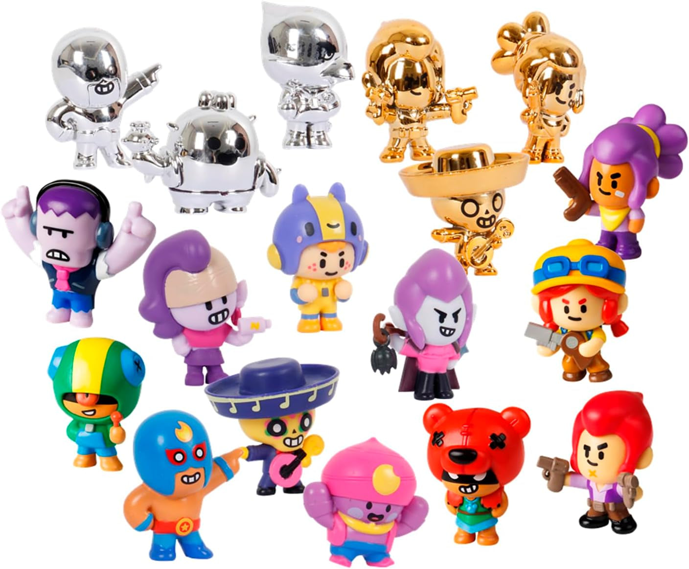 Bizak Brawl Stars 64112017-1 Figurka 1 díl 4cm figurka v krabičce s překvapením Bojová hra pro více hráčů Věk 3+ Akční figurky Naty Shop