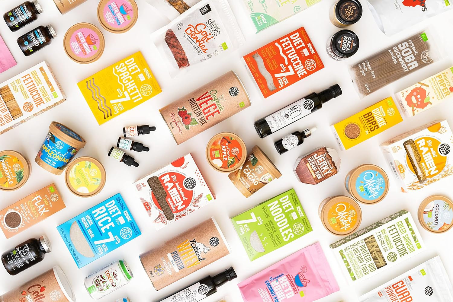DIETNÍ JÍDLO Organické Shirataki Konjac instantní rýže, Nízkosacharidové, Nízkokalorické, Veganské, Bez tuku, Bez sóji, Bez lepku, Keto Friendly, Hubnutí, 300 gramů