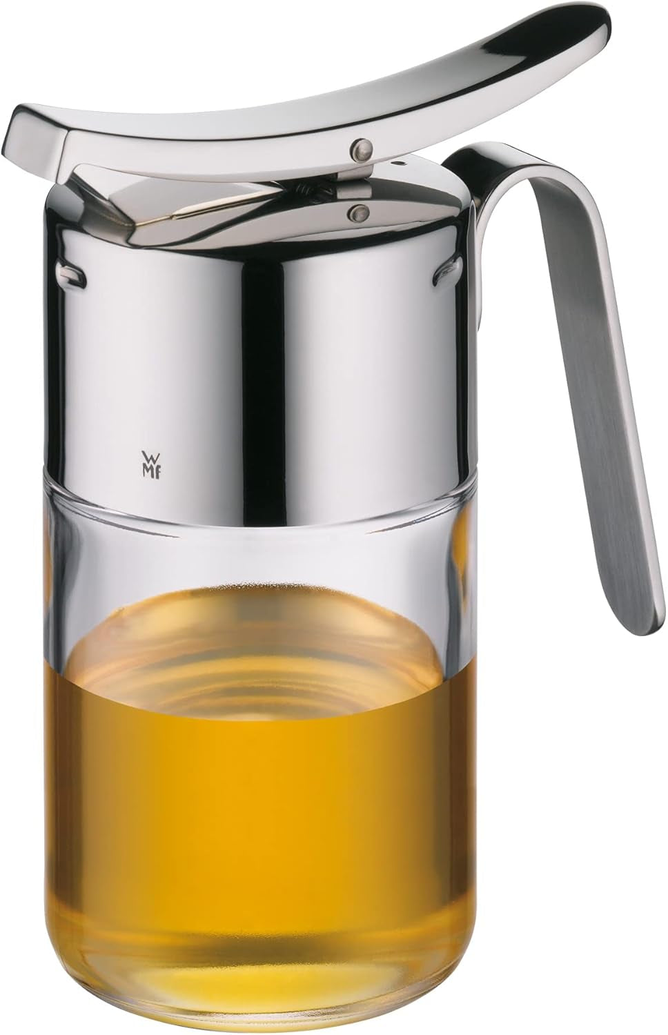 WMF Barista dávkovač sirupu/medu 240ml, skleněná dóza & depot 1l, výška 21,5 cm, dóza s víkem, zásobník na zrnkovou kávu, dóza na cereálie, dóza na potraviny s velkým plnicím otvorem Dózy na potraviny Naty Shop
