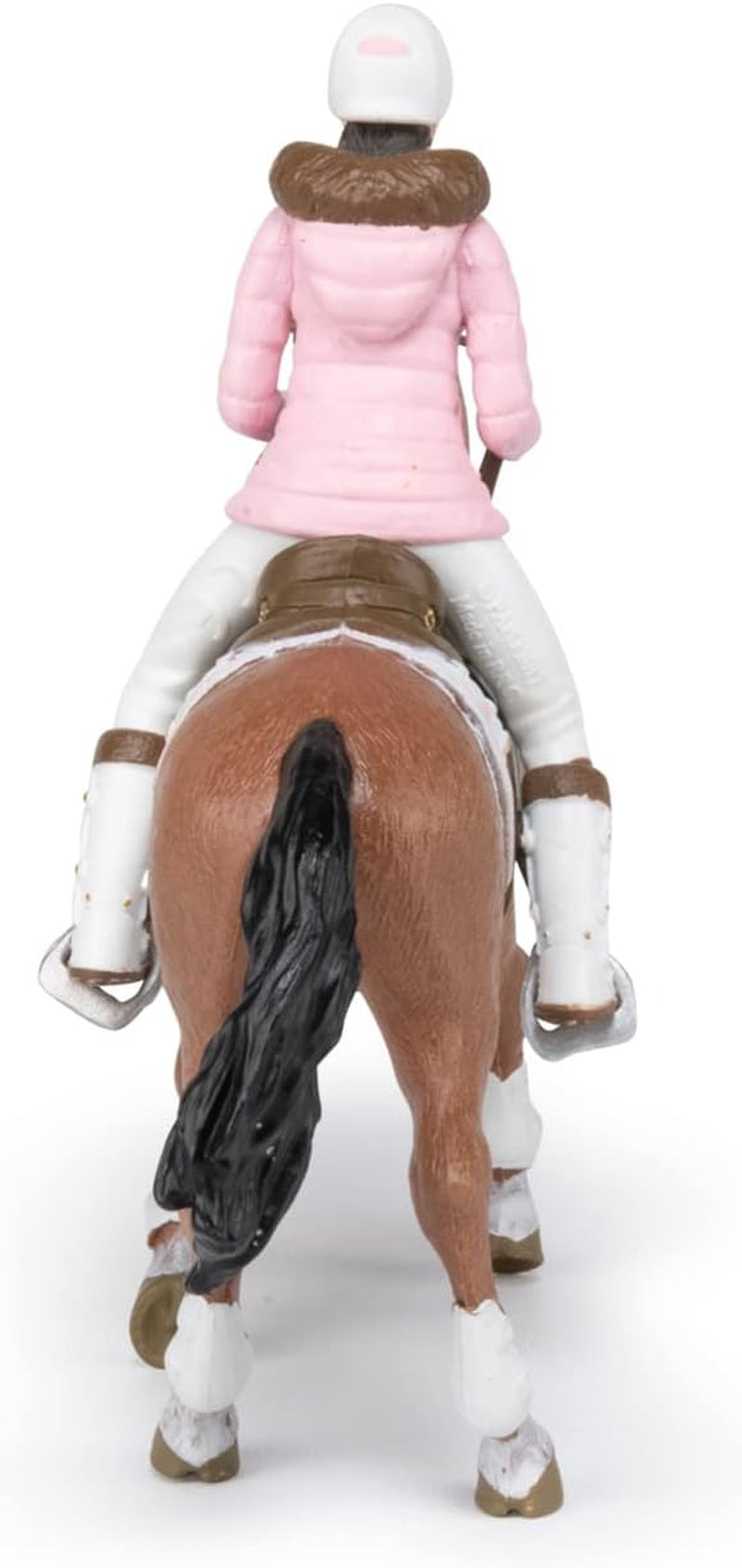 PAPO - Figurka koně - Rider Fashion Winter, vášeň pro ježdění, hračka pro děti od 3 let. Akční figurky Naty Shop