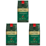 Jacobs Café Crema Gold Kaffeebohnen 1 kg – Vollmundig, Aromatisch, Fruchtige Notes, Arabica & Robusta Bohnen, Intensität 5/10, Ideal Für Café Crema Naty Shop Krönung Crema 3 x 1 kg