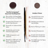 Prémiový vanilkový prášek z pravých vanilkových bobů, přírodní, bez cukru, bez přísad, Fairtrade, vegan (40G bez obalu) z Vanilla Campaign® Flavors Naty Shop