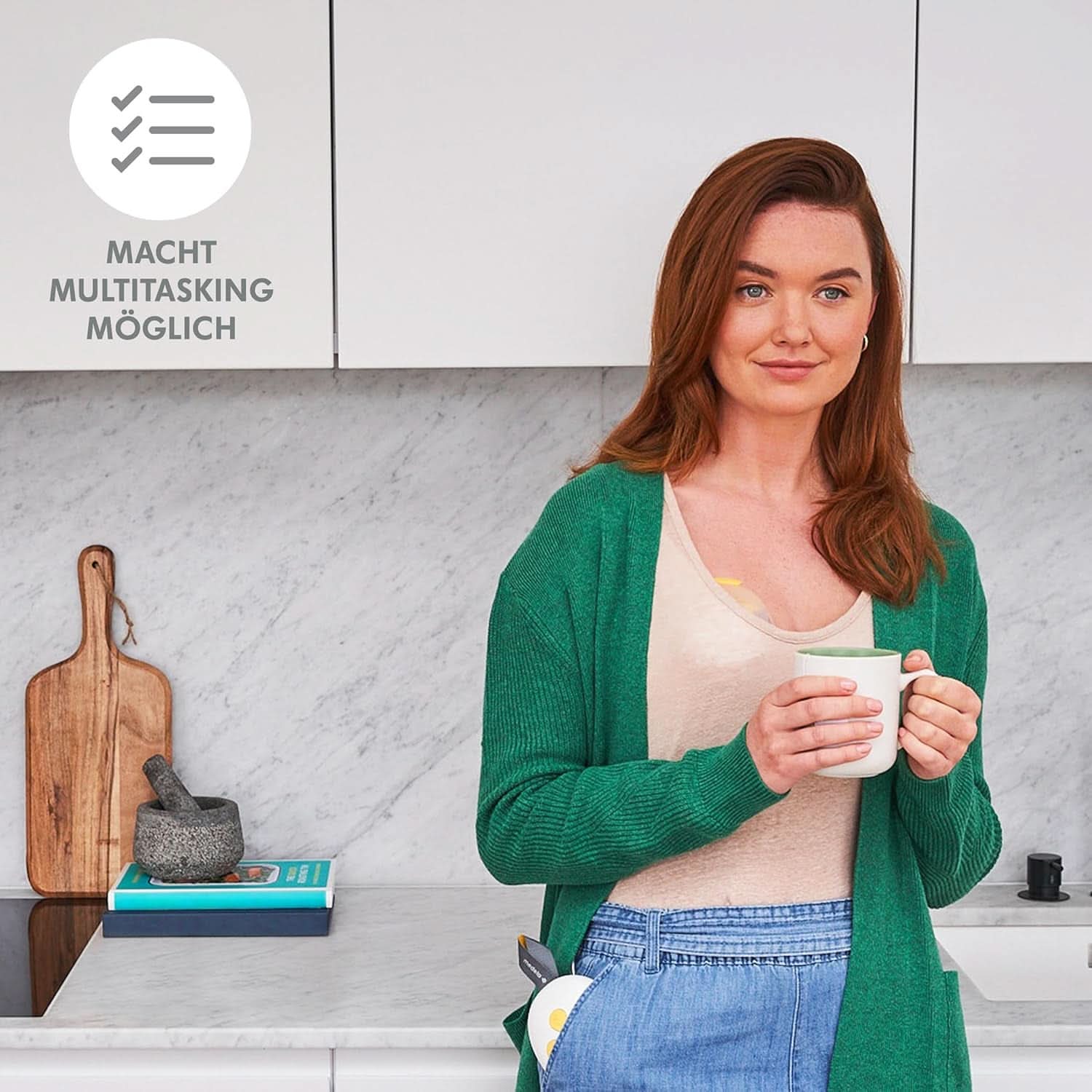 Medela Solo handsfree odsávačka mateřského mléka | Kompaktní a intuitivní elektrická odsávačka mateřského mléka pro odsávání na jedné straně Příslušenství pro potraviny a kojení Bebe Naty Shop