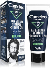 Cameleo Men - Hair Wash pro muže proti vypadávání vlasů, 150 ml Péče o vlasy Naty Shop Šampon a sprchový gel - 2v1
