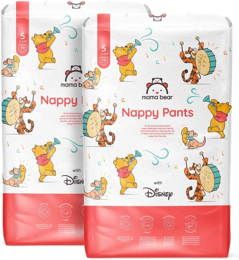 Značka Amazon: Mama Bear Disney Velikost 6 (15+ kg) – měsíční balení, bílá, 120 kusů (2 balení po 60)