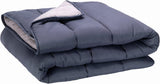 Pikolin Home - Oboustranná peřina 300 G - Dvoubarevná severská výplň - Do postele 150 - Útulná, teplá, prodyšná, hořčicově žlutá, 240 X 220 Cm Přikrývky a přikrývky Naty Shop Grey Polštář 100/105 - 180 X 260 Cm