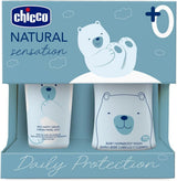 CHICCO NATURAL SENSATION - SADA 2: 1 ŠAMPON A KOUPEL - NEVYSUŠUJÍCÍ 200 ML, 1 KRÉM 4V1 CHANGE 100 ML Děti - Koupel a péče o pleť Naty Shop Výchozí název