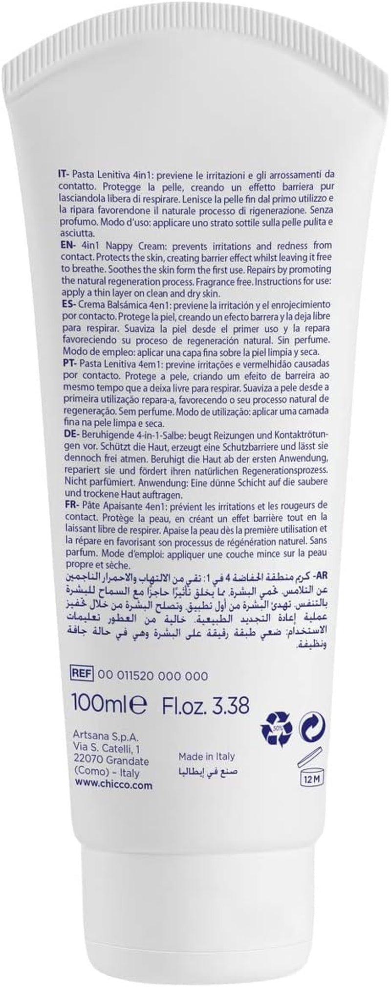 CHICCO NATURAL SENSATION - SADA 2: 1 ŠAMPON A KOUPEL - NEVYSUŠUJÍCÍ 200 ML, 1 KRÉM 4V1 CHANGE 100 ML Děti - Koupel a péče o pleť Naty Shop