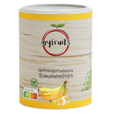 myfruits banánové lupínky (banánové plátky), lyofilizované, 100 g, bez přísad, 100% banány, lyofilizované ovoce bez přidaného cukru Naty Shop dehydratované produkty 100 G (1 balení)