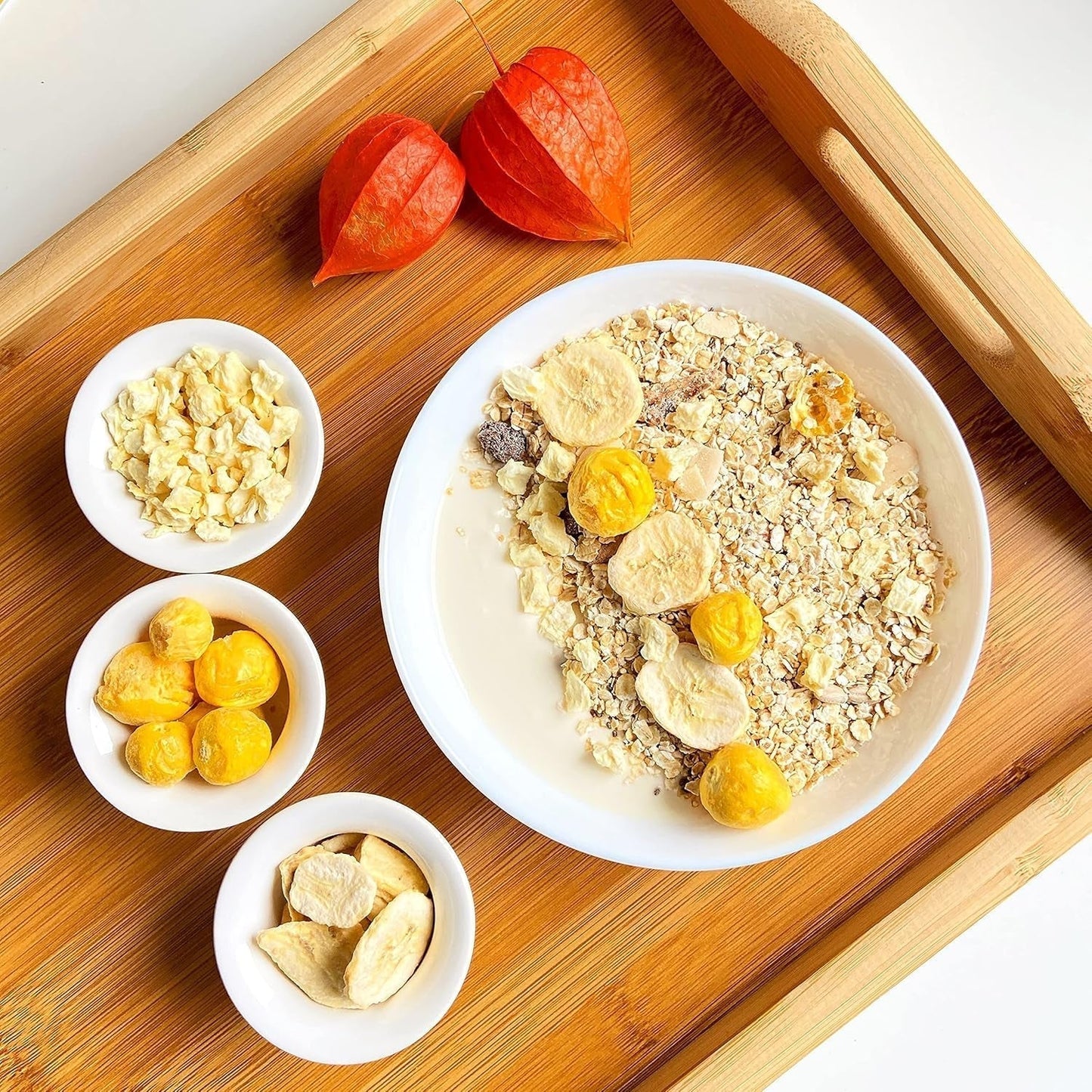 myfruits banánové lupínky (banánové plátky), lyofilizované, 100g, bez přísad, 100% banány, lyofilizované ovoce bez přidaného cukru Dehydrované produkty Naty Shop