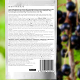 Lyofilizovaný černý rybíz | 100% přírodní sušený rybíz | Bez přidaného cukru Zdravé mrazem sušené sladkosti | Lyofilizované ovoce Lyofilizované ovoce Dehydrované produkty Naty Shop