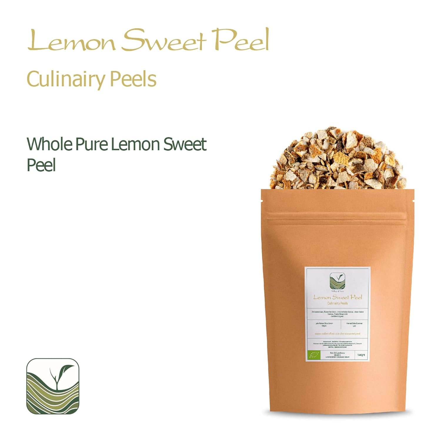 Sušená citronová kůra Bio Lemon Spice - Sušená citronová kůra Sušená citronová kůra Bio Citronová kůra Sušené citronové koření Citron Limetka Sušený citronový kůra Dehydrované produkty Naty Shop