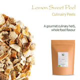 Sušená citronová kůra Bio Lemon Spice - Sušená citronová kůra Sušená citronová kůra Bio Citronová kůra Sušené citronové koření Citron Limetka Sušený citronový kůra Dehydrované produkty Naty Shop