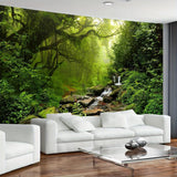 Koberec gobelín lesní plátno strom vodopád mlha Home - Doplňky a dekorace Naty Shop Vodopád v lese 300L X 180B Cm
