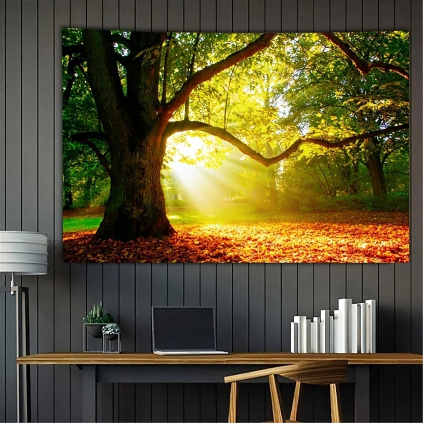 Koberec gobelín les plátno strom slunce nebe Home - Doplňky a dekorace Naty Shop 200L X 150B Cm