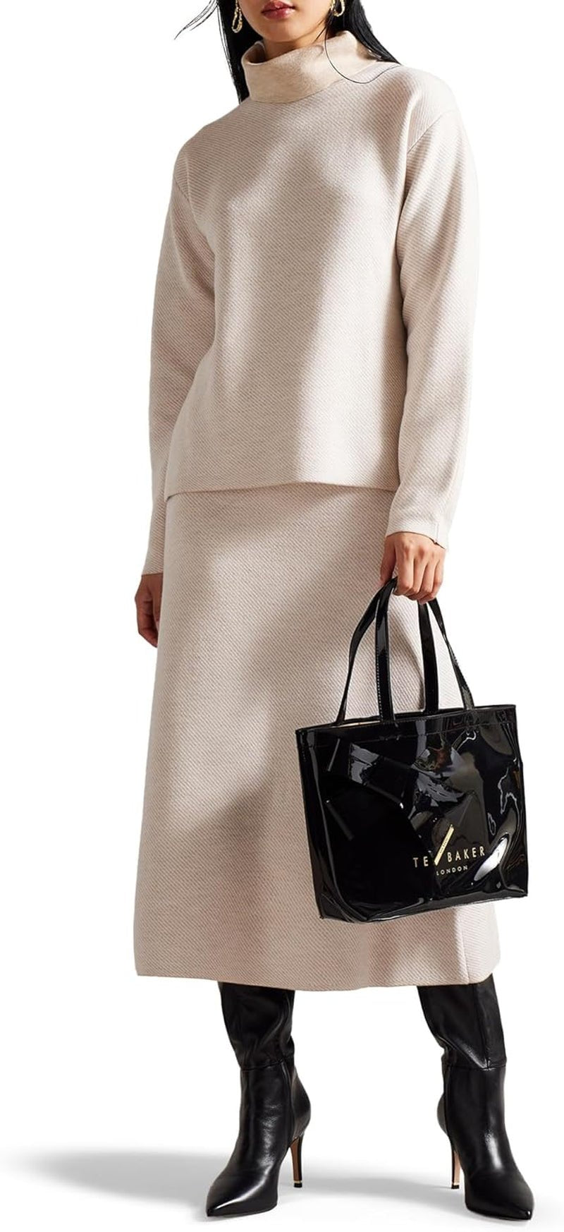 Ted Baker Dámské Nikicon Vinyl Bow Shopper Bags Women Naty Shop