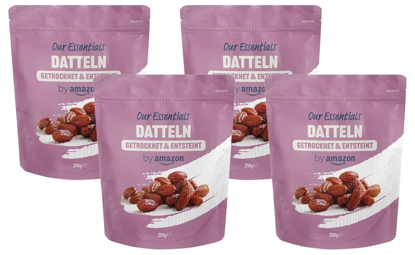 Sušené a vypeckované datle, 250 g Naty Shop dehydratované produkty 250 G (balení 4 ks)
