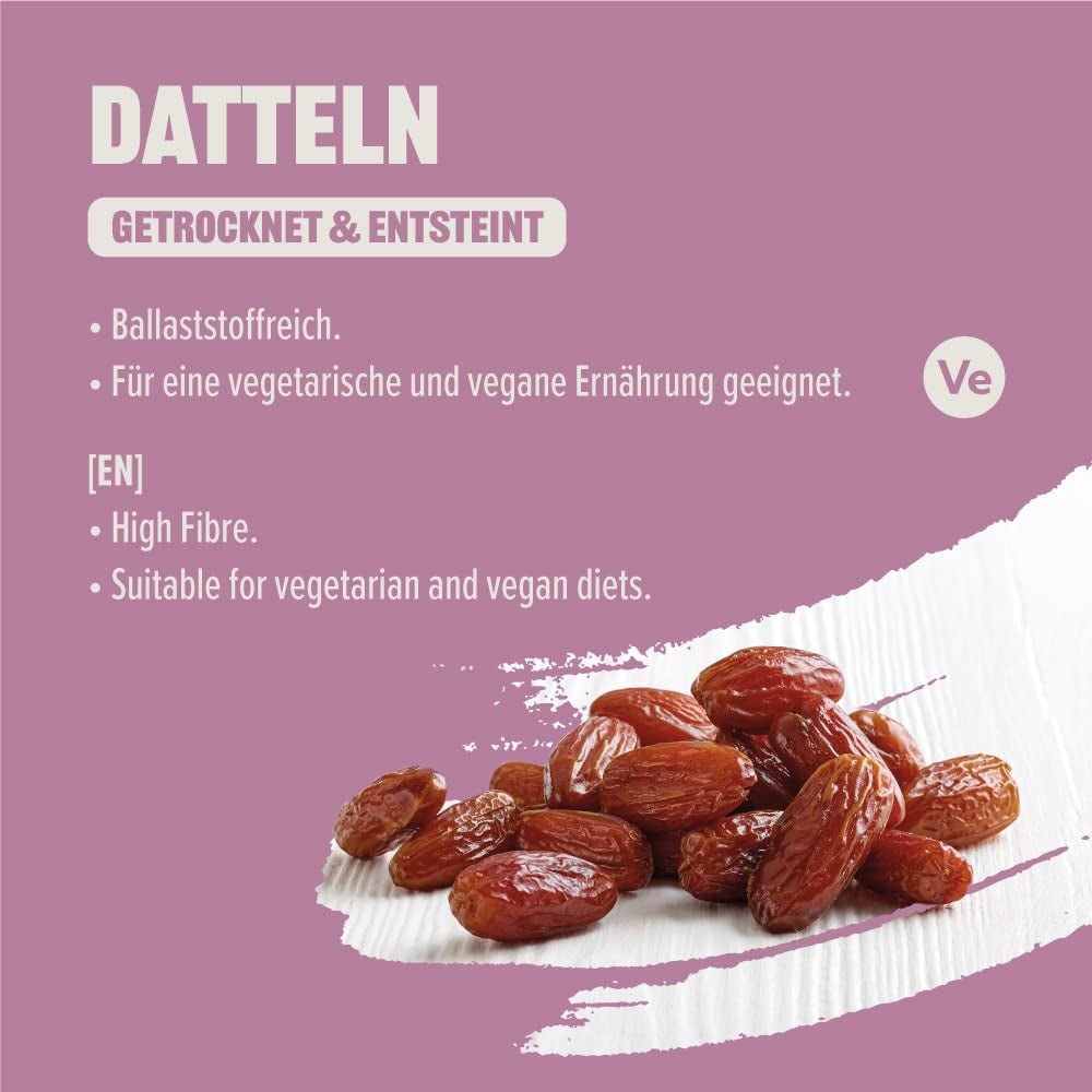 Sušené datle bez pecek, 250 g dehydratovaných produktů Naty Shop