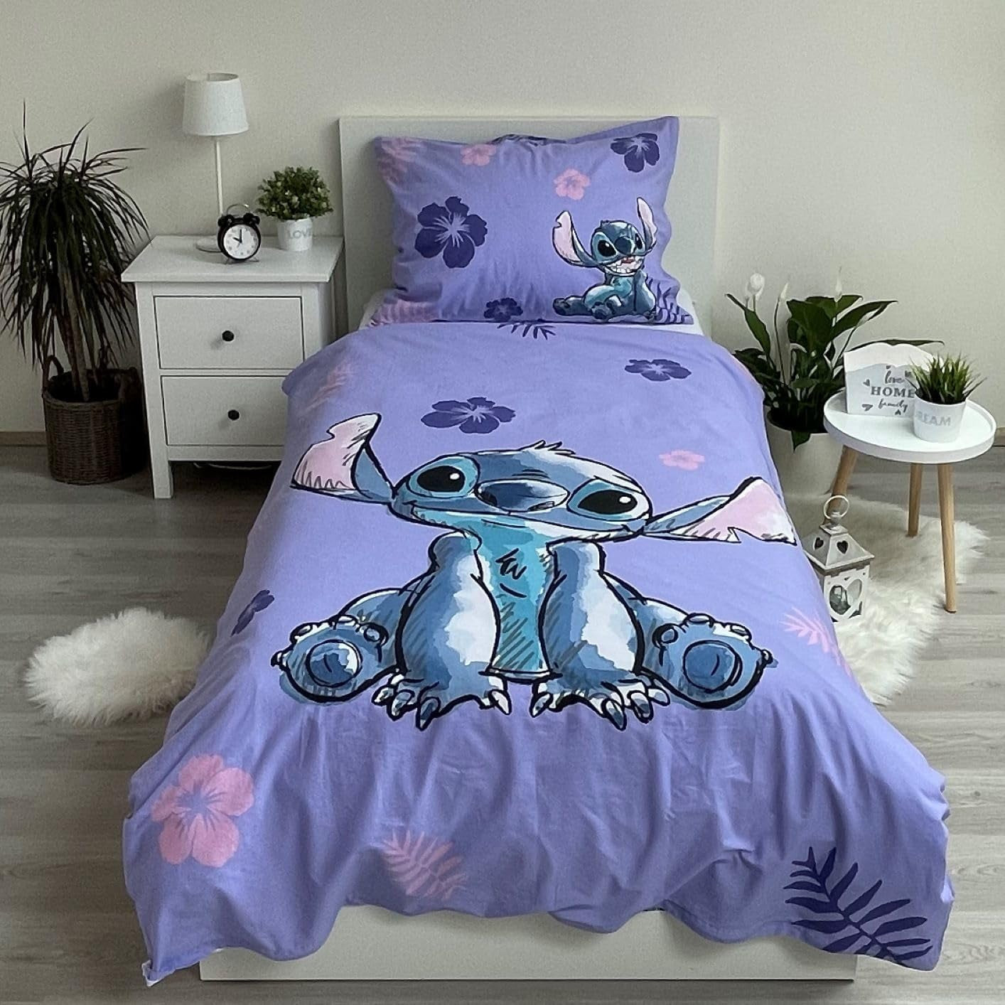 Lilo & Stitch oboustranné dětské povlečení, 100% bavlna Povlečení - dětské Naty Shop