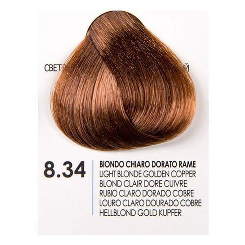 Zlatá barva 1,10 Modrá černá 100 ml Naty Shop barva na vlasy 8,34 Světlá blond, zlato-měděná 100 G (1 balení)