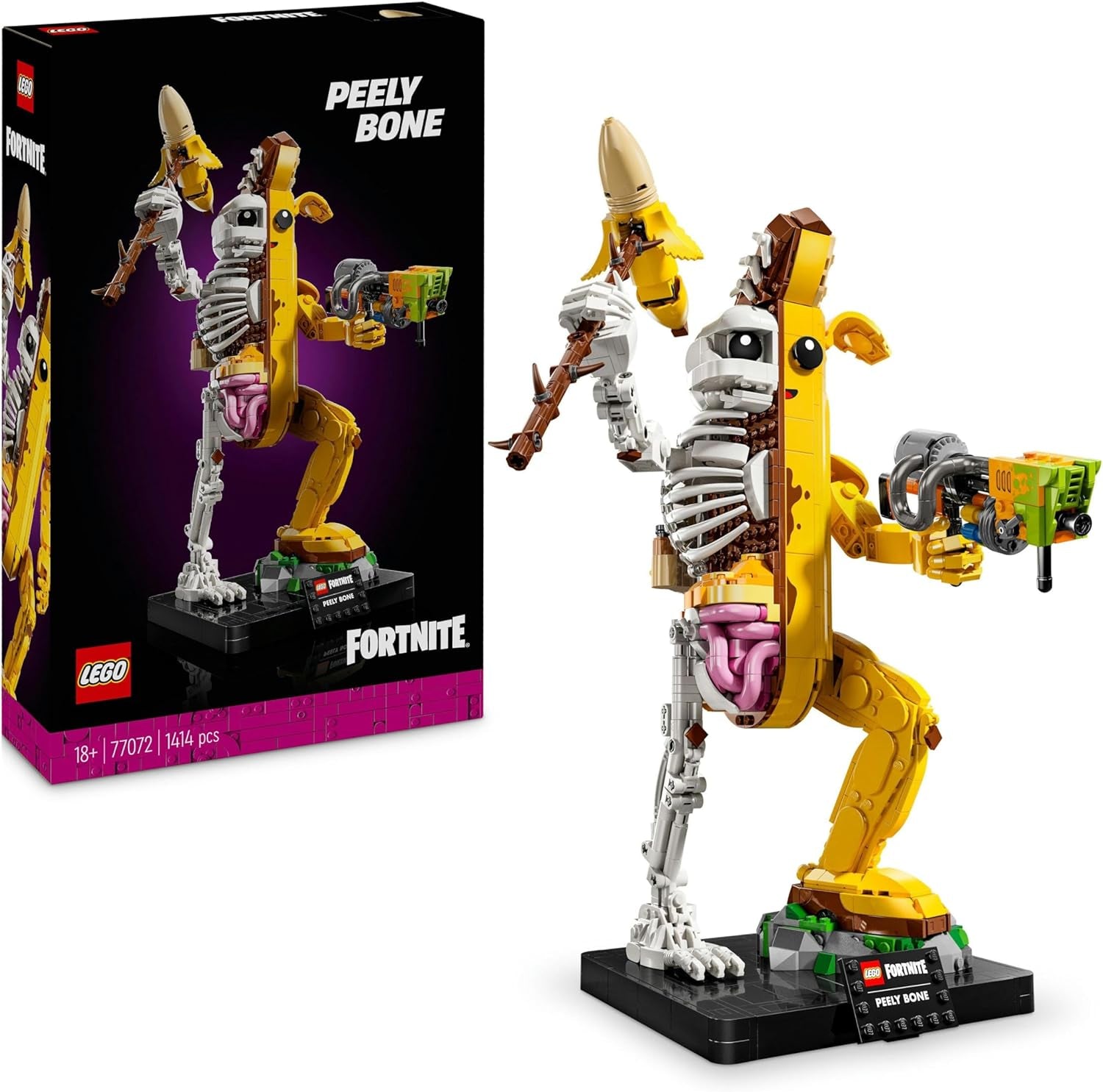 Kostěná shali LEGO Fortnite - Včetně vrhače barev a sběrače misky - Sběratelský předmět pro fanoušky videoher - Stavebnice pro dospělé jako dekorace domova nebo kanceláře - 77072 Stavebnice Besuche den LEGO-Store Výchozí název