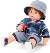 Götz 2027100 Panenka Maxy Muffin Fashionisto - 42 cm panenka s ospalýma hnědýma očima, hnědými vlásky a měkkým tělem - panenka Soft Body v sadě 8 kusů