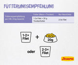 JOSERA Kuřecí a telecí řízek (16 x 70 g) | Dospělý | Prémiové vlhké krmivo pro dospělé kočky | Kuřecí a telecí maso se 40% kuřecího řízku | Žádná zrna | Mokré krmivo pro kočky v sáčku s čerstvostí | Balení 16