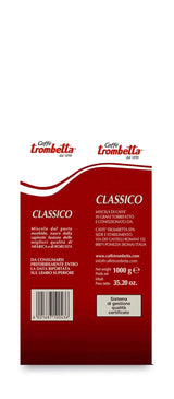 Caffè Trombetta Italien Kaffee Geröstete Kaffeebohnen, klasika. Eine perfekte Harmonie zwischen Aroma und Körper - 1 kg