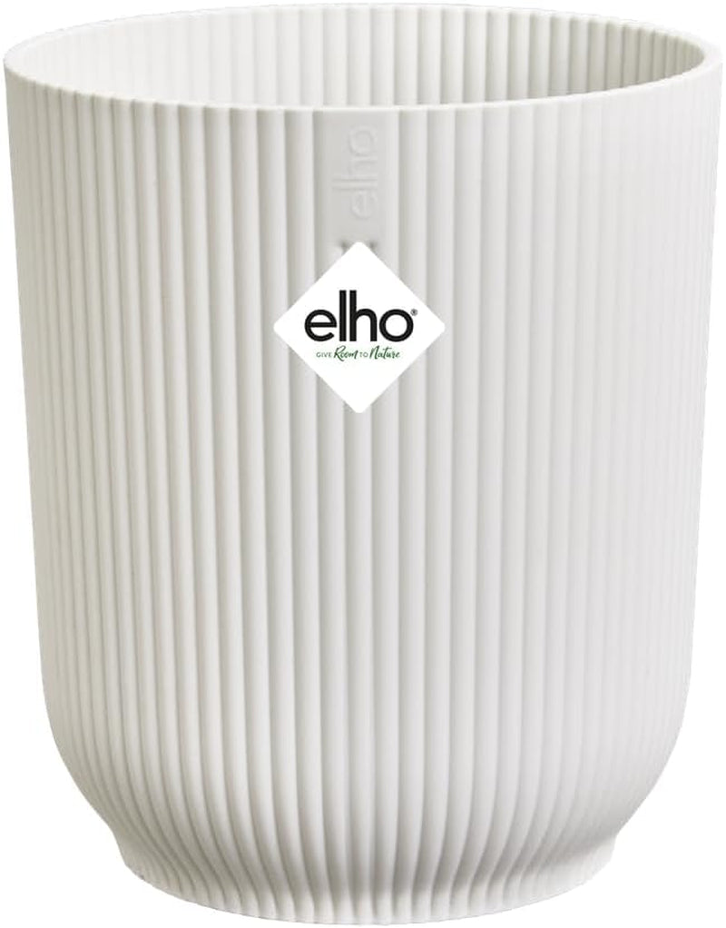 elho Vibes Fold Orchid High 12,5 cm - Vnitřní květináče na orchideje - Vnitřní květináče - 100% recyklovaný plast - Bílá/Hedvábně bílá