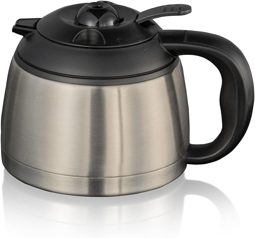 Espresso kávovar Cloer 5009 Keep Warm Filter pro až 8 šálků 800 W s izolovanou karafou z nerezové oceli 1x4 filtrační šálek černý