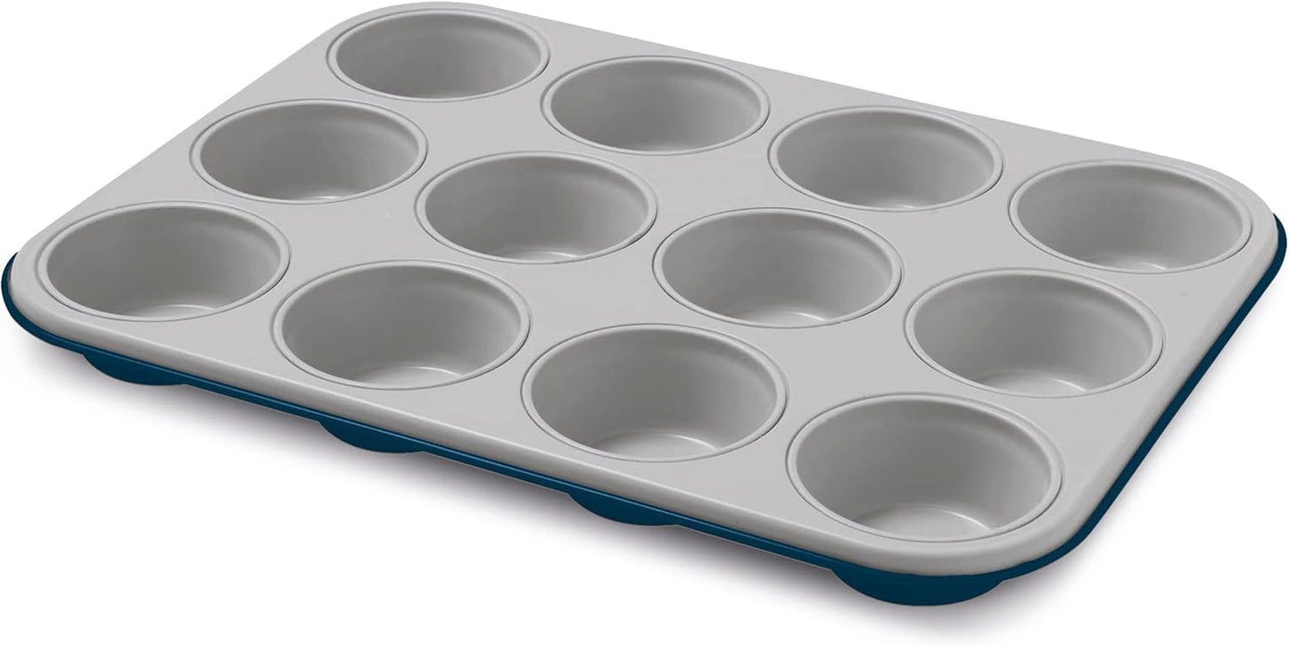 , XBake linka, pekáč na 12 muffinů, ocelový s potahem Formy a plechy Naty Shop