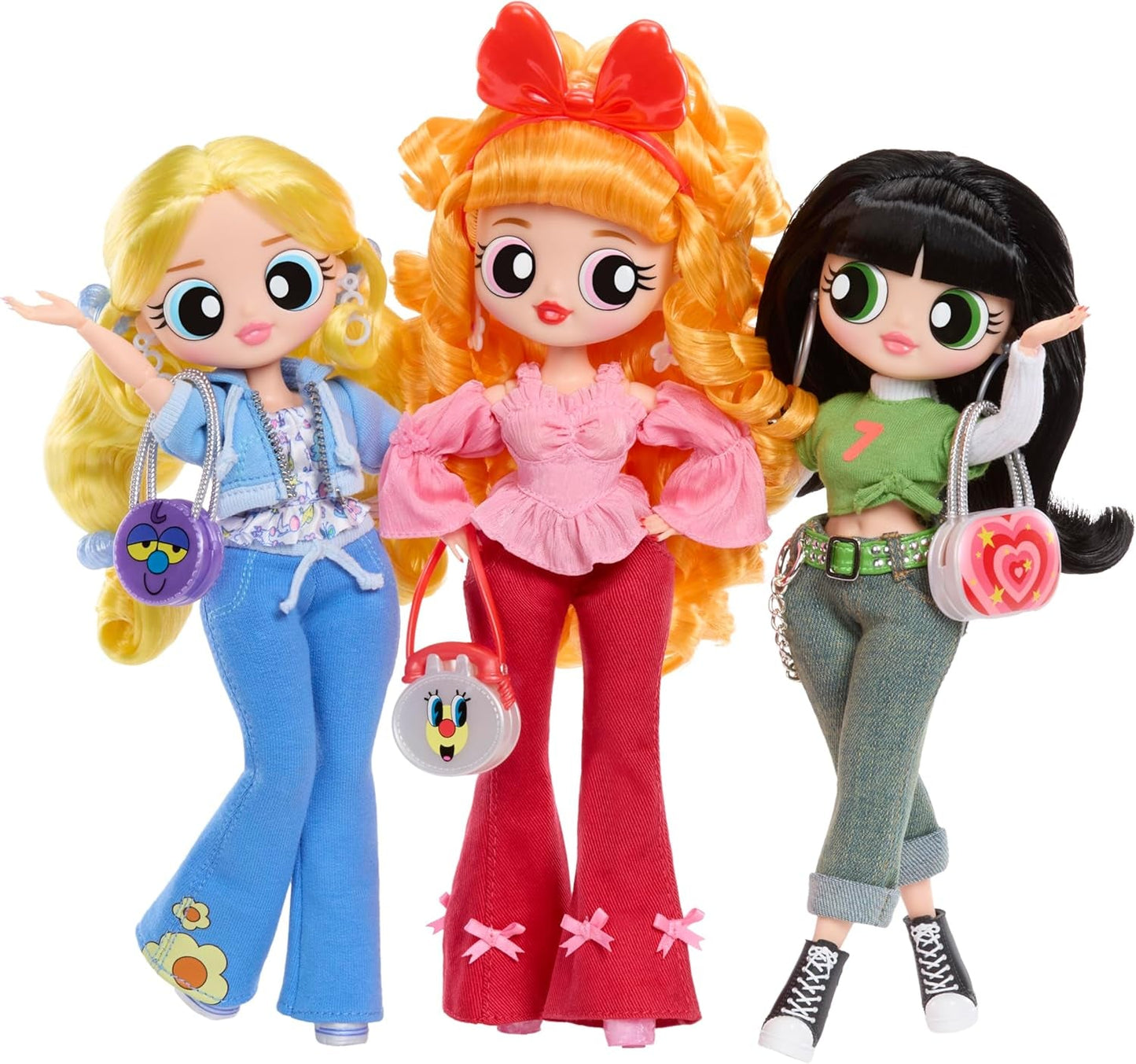 L.O.L. Překvapení! OMG The Powerpuff Girls Puppe - Bubbles - Enthält 1 Modepuppe, Inclusive Outfit and Accessories, 3 zum Sammeln